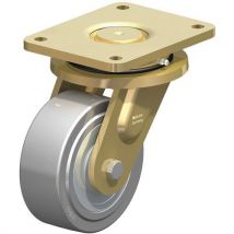 Roulette pivotante acier - roue super fortes charges acier