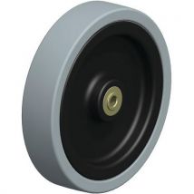 Roue bandage caoutchouc - jante en matière synthétique