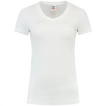 T-shirt V Hals Fitted Dames 101008 White 4xl, - Tricorp Casual