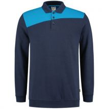Sweat Col polo Bicolore Coutures - TRICORP WORKWEAR