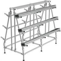 Mini-rack Cantilever fixe - base triangle - charge 150 kg par niveau - Trilogiq