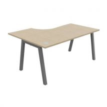 Bureau compact Partage retour droit 160 cm