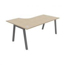 Bureau compact Partage retour droit 180 cm