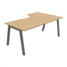Bureau compact Partage retour gauche 180 cm
