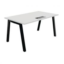 Bureau droit Partage profondeur 80 cm avec Top access