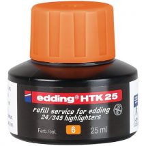 Recharge HTK25 pour surligneur e24 ecoline - EDDING