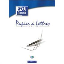 Bloc de correspondance endosse 100 pages 80g - Oxford