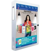Archiefdoos Oxford Polyvision 24x32 40 Mm Pp - Kleurloos, - Oxford