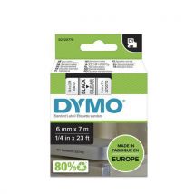 Cassette de ruban D1 largeur 6 mm - Dymo
