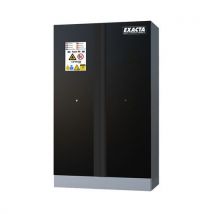 Armoires sécurité hautes noires pour batteries lithium-ion avec alarme