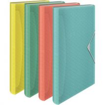 Classeur ménager en polypropylène Colour'Ice - 6 onglets - Esselte