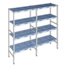 Stellingkast met 4 niveaus diepte 400 mm Tournus Apparatuur