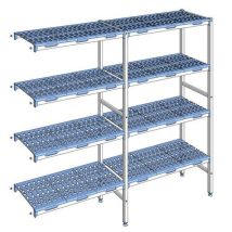 Hoekstelling 4 Niveaus B.199.1 X D.40 X H.175cm, - Tournus Equipement
