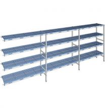 Hoekstelling 4 niveaus diepte 50 cm - Tournus Equipement