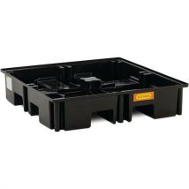Bac de rétention polyéthylène pour palette 220/4 - 120x120 cm - Cemo