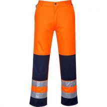 Pantalon de travail Séville orange/bleu marine - Portwest