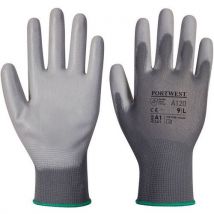 Gants de travail enduit PU gris - Portwest