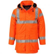 Veste de pluie haute visibilité bizflame orange noir - Portwest