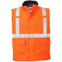 Bodywarmer haute visibilité Bizflame antistatique orange - Portwest