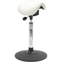 Kruk Minizadel Easyseat Imitatieleer Wit, - Global Professional Seating