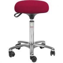 Kruk Alu50, Middel Hoog, Zitting Tetra Stof 3d Rood, - Global Professional Seating