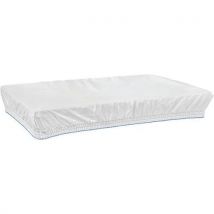 Gilac - Beschermhoes voor afvalbak - Polyester Wit - 1150x1550mm - Duurzaam en Weerbestendig