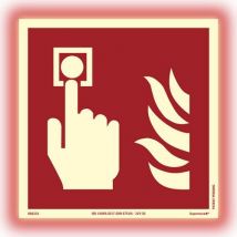 Panneau photoluminescent - Point d'appel incendie - Supernova+