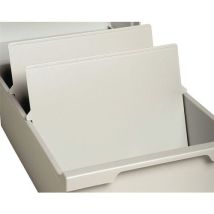 Exacompta - Tabblad A6 DIN A6 - Grijs - Landschap - 148x105mm - Kantoor