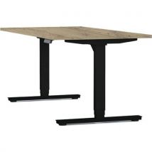 Bureau elektrisch met melamine blad 140 cm Axel 2 - EoL