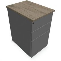 Caisson métal de bureau à 3 tiroirs P60 cm - Eol