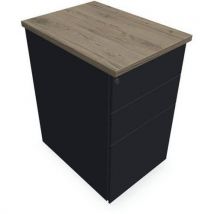 Caisson métal de bureau à 3 tiroirs P60 cm - Eol