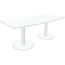 Tonvormige tafel B 200xD 100 cm op 2 centrale ronde poten Eloise - Eol
