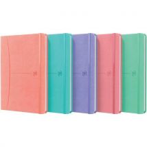 Cahier oxford-signature A5 160p 90g Q5 - Couleur pastel - Oxford
