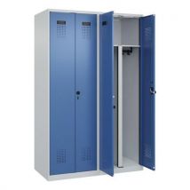 Garderobekast Zware Industrie Evolo Plus 2 Pers - Blauw., - CP