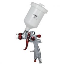 Pistolet de peinture HVLP 1.4mm + godet plastique 600CC - Rodac