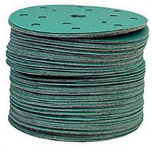 Disque abrasif Vert Ø150mm - 15 trous P220 - Rodac
