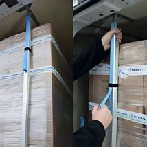 Barre télescopique d'arrimage aluminium VU - Habrial Manutention