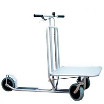 Magazijnstep met platform zilver - Monark