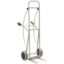 Stalen steekwagen - vaste schep/vork - draagvermogen 350 kg