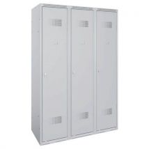 Vestiaire industrie salissante Prima L400 mm sur socle - Acial