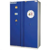 Armoires de sécurité hautes bleues pour batteries lithium-ion avec prises - Exacta