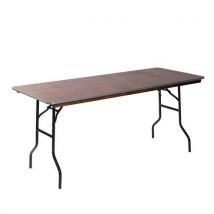 Buffettafel hout inklapbaar, rechthoekig - Veba