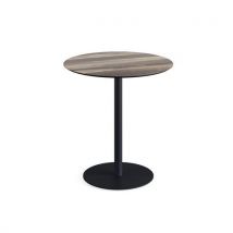 Urban ronde bistrotafel met zwart onderstel + HPL-blad - Veba