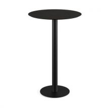 Statafel Urban, Zwart, Ø 70 Cm, - Veba