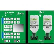 Station lave-œil avec 2 flacons de 500ml - Plum