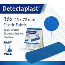 Pleister blauw elastisch Detectaplast voor dispenser - Farmor