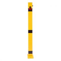 Afzetpaal van 70x70 mm, staal - geel-zwart gelakt- Croso