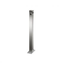 Rvs paal 70×70 mm, platte kop - Croso