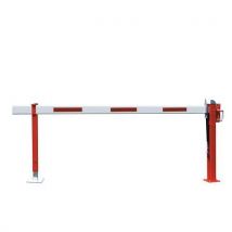Slagboom WES 31 met gelakte cilinder op plaat - Croso