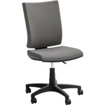 Fauteuil de bureau haut écocuir avec accoudoirs Optima - Quadrifoglio